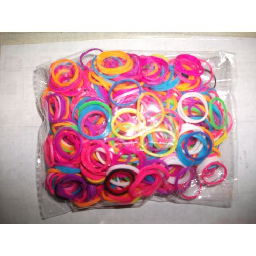 Lot Élastiques Rainbow Loom Multicolores