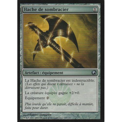 Foil - Hache De Sombracier - Magic Mtg - Cicatrices De Mirrodin