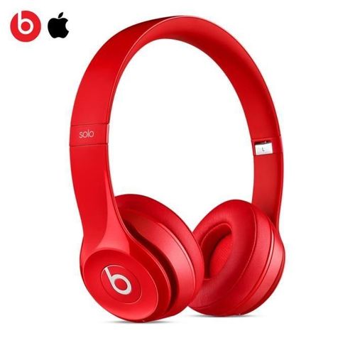 Beats by Dr. Dre SOLO 2 Casque Audio supra-auriculaires - Rouge