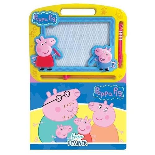 Peppa Pig - Avec 1 Tableau Effaçable Et 1 Crayon Magnétique