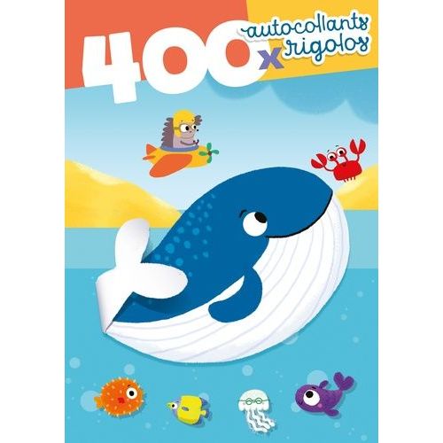 Complète Le Monde De Billie Baleine Avec 400 Autocollants - Avec 12 Pages D'autocollants Réutilisables Et 1 Livret De Paysages Inclus