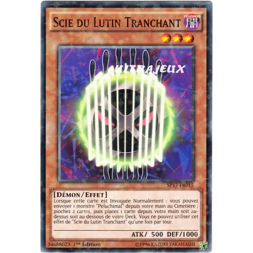 Yu-Gi-Oh! - Sp17-Fr015-St - Scie Du Lutin Tranchant - Starfoil Rare