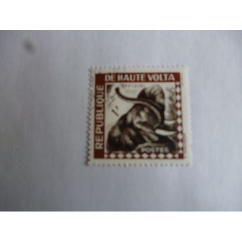 Timbre Haute Volta :Éléphant.