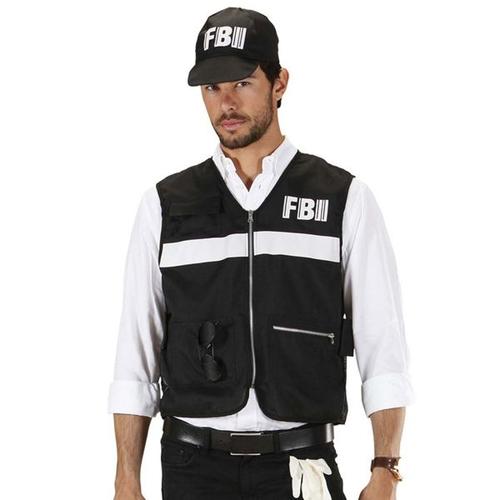 Costume Agent Du Fbi Déguisement Avec Casquette Fbi M - L