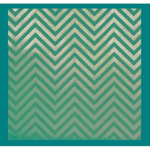 Papier Kraft À Effet Doré 30x30cm Chevron - Bazzill Basics Paper