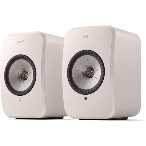 Enceintes Hi-FI Connectées KEF LSX 2 LT Blanc Galet - La paire