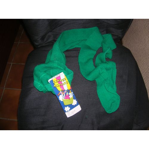 Collants Kinder Maillot Acrylique 8/9 Ans Vert