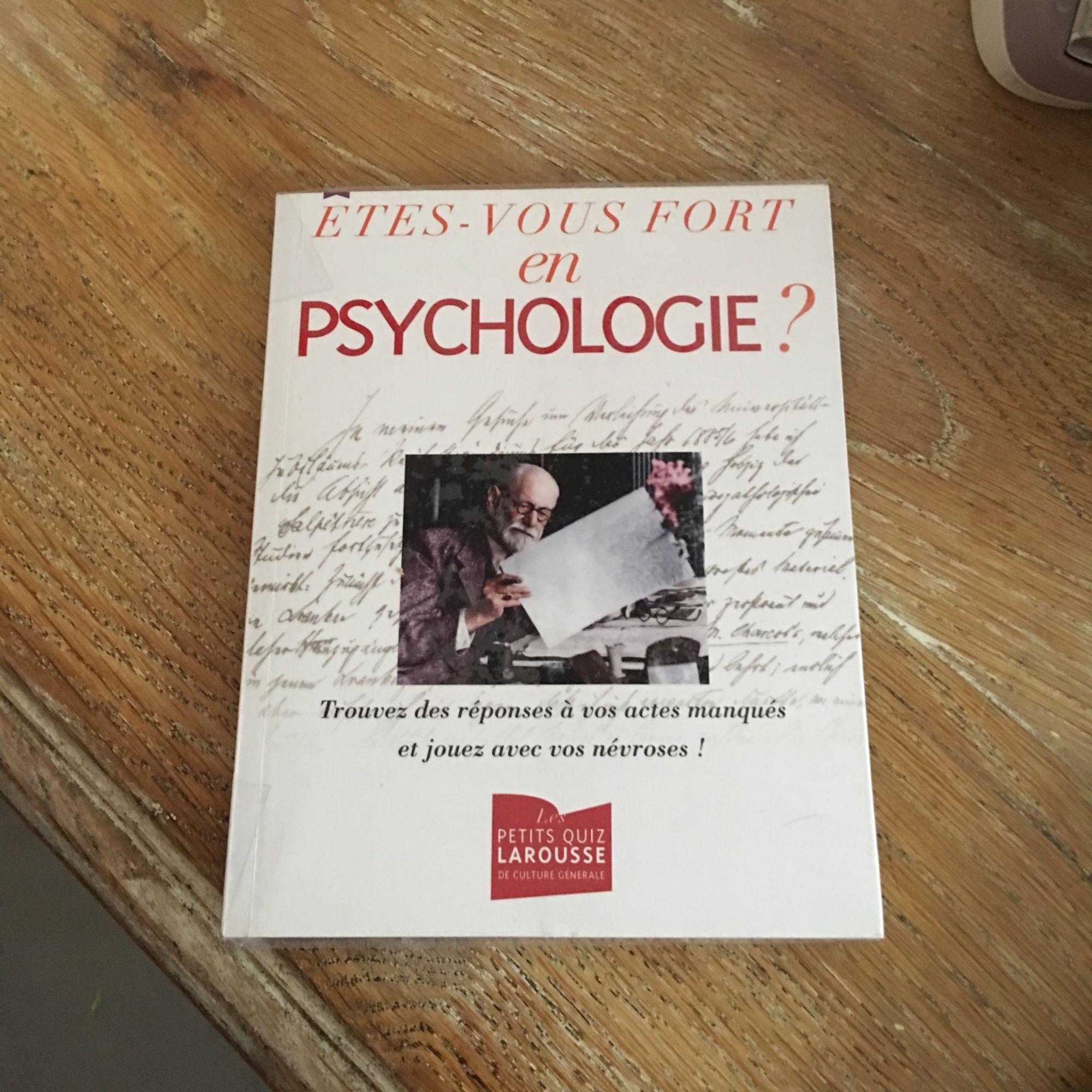 Etes- vous fort en psychologie?