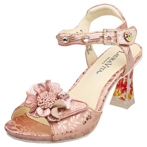 Laura Vita Nino Sandals Talons Rose