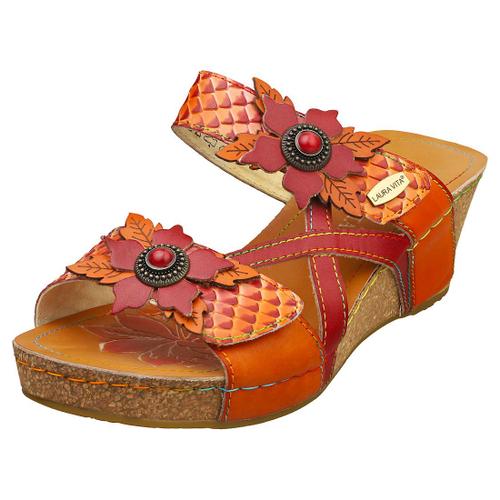 Laura Vita Jacpono Sandals De Marche Orange