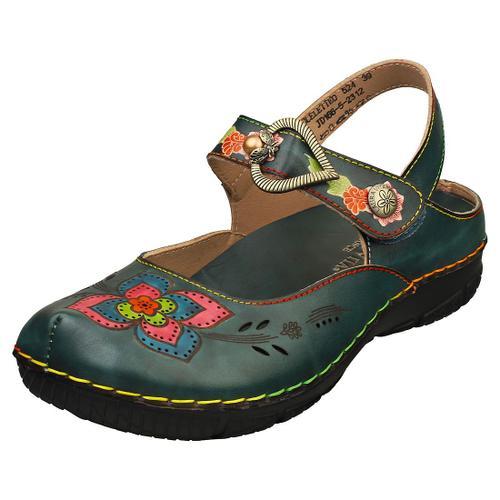 Laura Vita Idceletteo Sandals De Marche Vert Multicolore