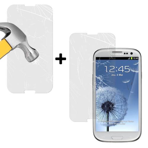 Becool® - Protecteur D'écran En Verre Trempé Pour Samsung Galaxy S3 - 2 Unités