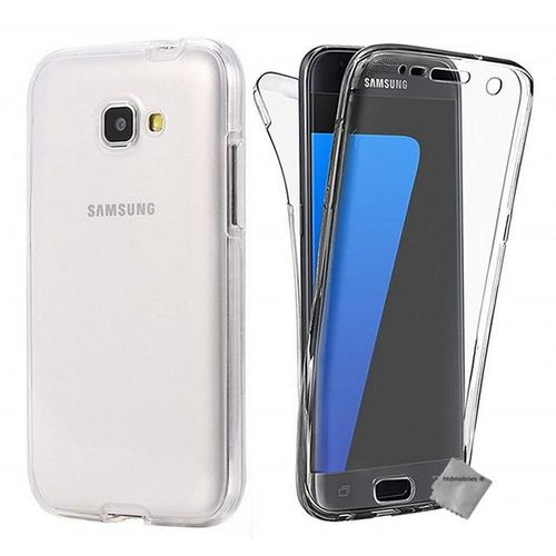 Housse Etui Coque Gel 360 Integrale Samsung Galaxy A3 (2017) + Film Ecran - Transparent