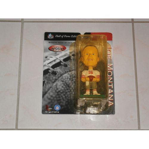 Figurine De Foot Us Bobbin' Bobbers De Joe Montana Des 49 Ers Nfl