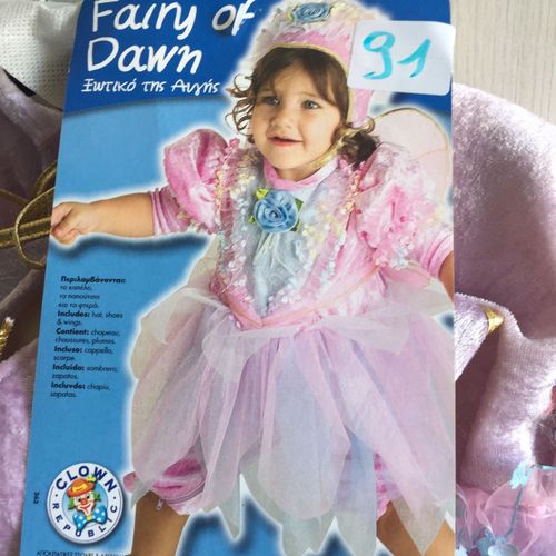 Deguisement Fée Pour Enfant (Model Fairy Of Down) Marque Clown Republic 86 Cm 12/18 Mois