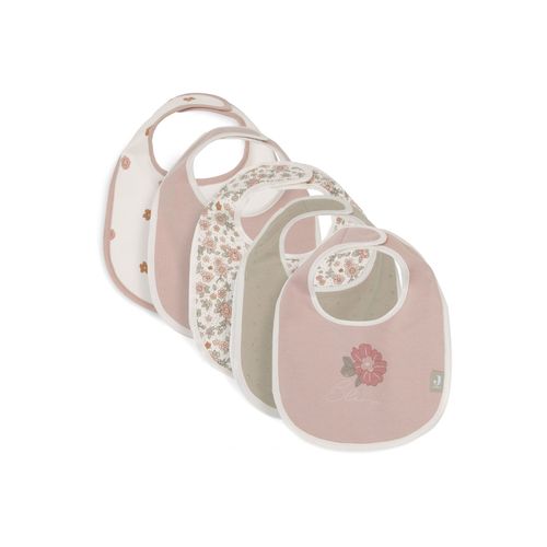 Lot De 5 Bavoirs Imperméables Retro Flowers - Jollein