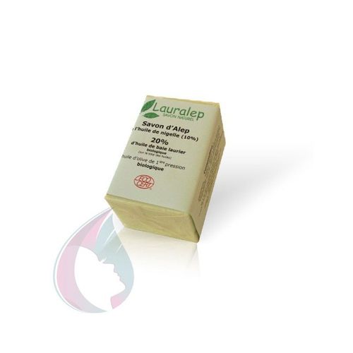 Savon D'alep À L'huile De Nigelle Bio 150 G - Lauralep 