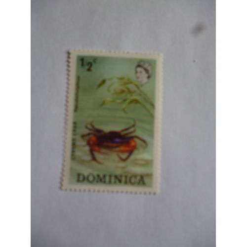 Timbre Dominique :Crabe.