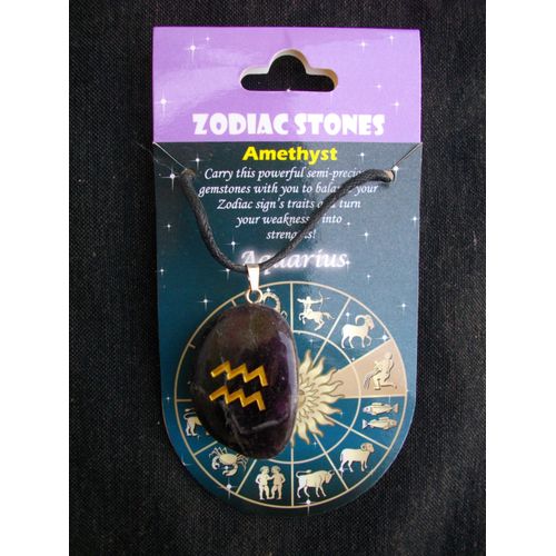 Pendentif Pierre Du Zodiaque : Verseau.
