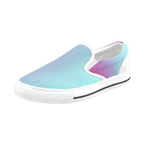 Chaussures À Enfiler Dégradés Colorés Exotiques Vert Bordeaux Sans Lacets Pour Hommes Et Femmes, Tendance Mode En Toile, Baskets Décontractées Faites À La Main