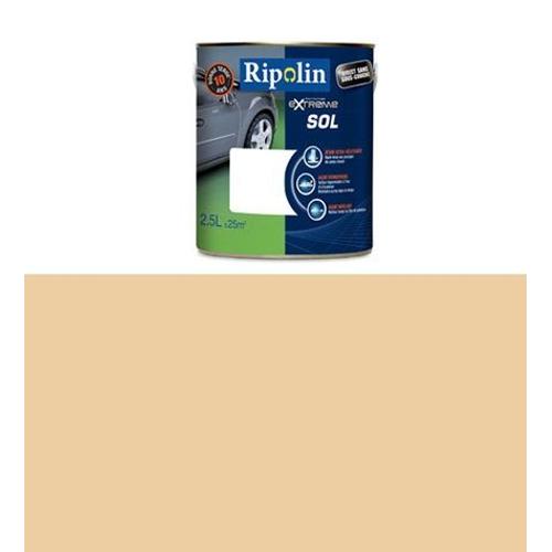 Ripolin - Peinture Protection Extrême Sol Satin (bois, ciment, carrelage, tomette) 2.5 Litres Sable