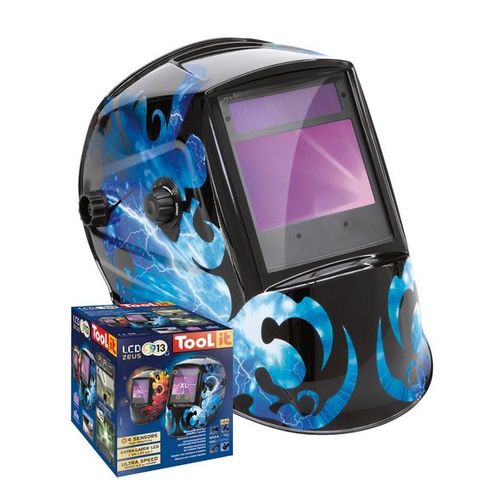 Gys - Masque de soudage écran XL teintes 5-9 / 9-13 - LCD Zeus 5-9 / 9-13 G cosmic