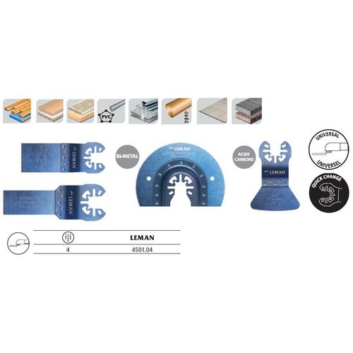 Leman - Coffret de 4 accessoires spécial sol et montage - 4501.04