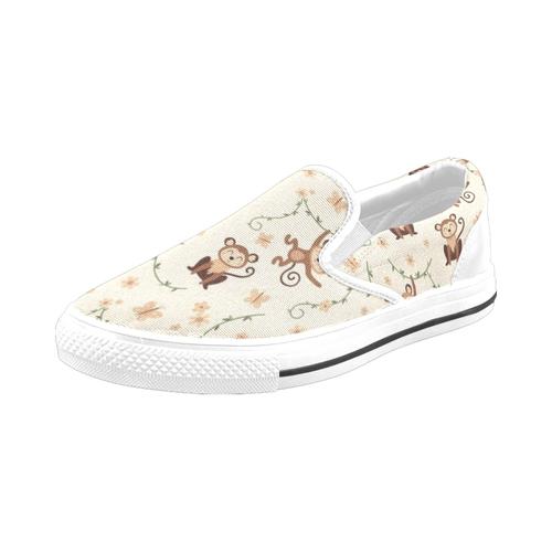 Chaussures À Enfiler Modèle Sans Couture De Jungle, Papier Safari Sans Lacets Pour Hommes Et Femmes, Tendance Mode En Toile, Baskets Décontractées Faites À La Main