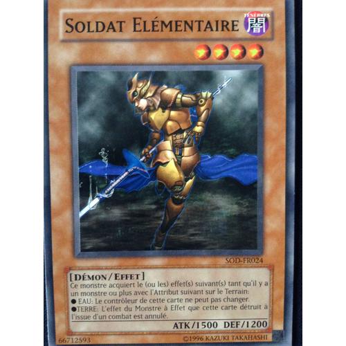 Yugioh! Soldat Elémentaire - Commune - Sod-Fr024