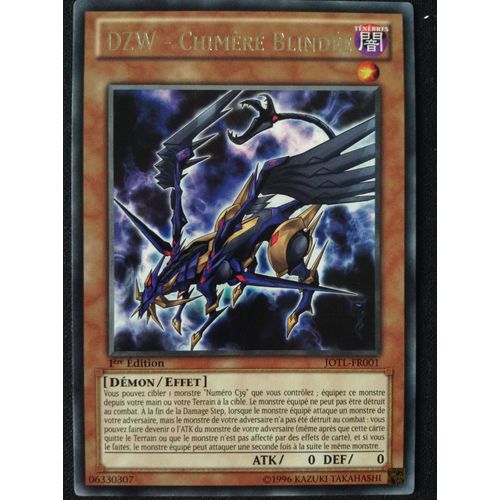 Yugioh! Dzw - Chimère Blindée - Rare - Jotl-Fr001