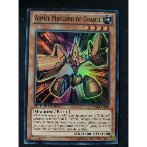 Yugioh! Armée Meklord De Granel -  Super Rare - Edition Limitée - Wgrt-Fr040