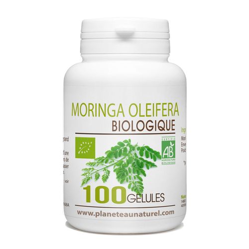 Moringa Oleifera Bio - 400mg - 100 Gélules Végétales 