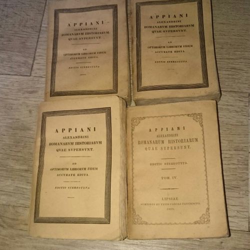 Appiani Alexandrini Romanorum Historiarum Quae Supersunt