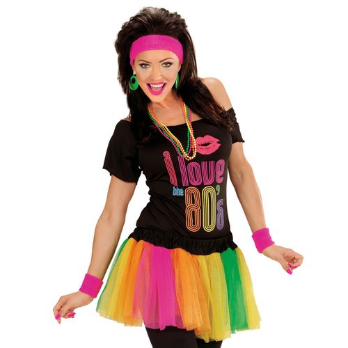 Tutu Multicolore Fluo Femme Taille Unique
