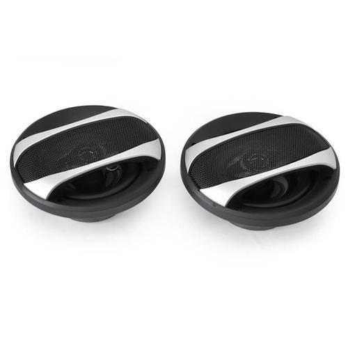 auna Haut-Parleurs voiture - Car Speaker pour auto (3 voies, coaxial) - Noir