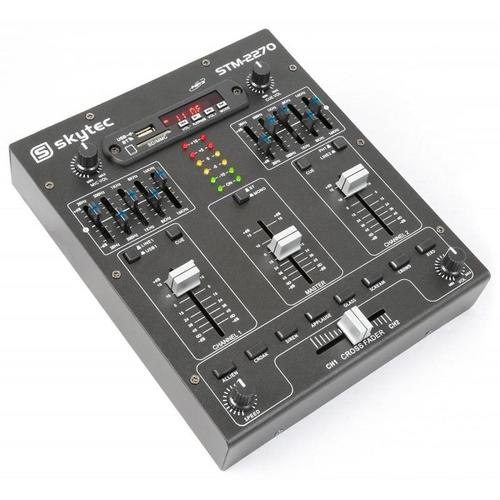 Skytec STM-2270 Table de mixage 4 canaux Bluetooth USB SD MP3 FX