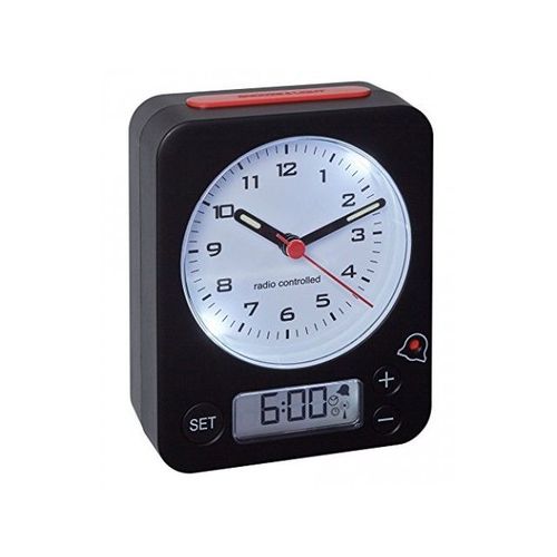 TFA Funk reveil 60.1511.01 noir Fluoreszierend Zeiger