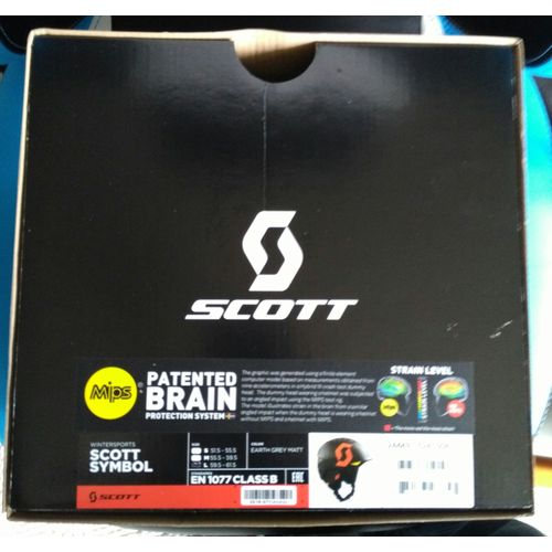 Scott Symbol Helmet (Eath Grey Mat/Taille L)