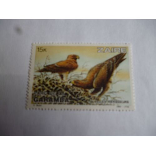 Timbre Zaïre 1984 :Aigles Ravisseurs.