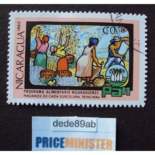 Nicaragua..  Programa Alimentario Nicaraguense . Oblitéré Used Stamp.