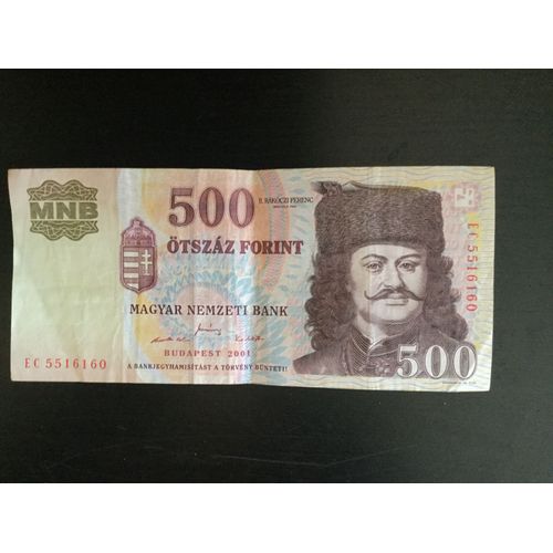 Billet 500 Otszaz Forint