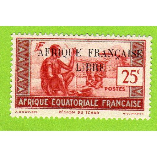 Timbre D'afrique Equatoriale