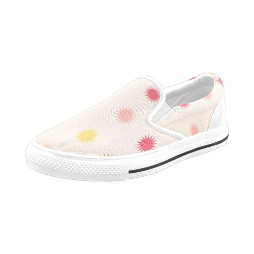 Chaussures À Enfiler Arrière-Plans Rétro Groovy-47 Sans Lacets Pour Hommes Et Femmes, Tendance Mode En Toile, Baskets Décontractées Faites À La Main