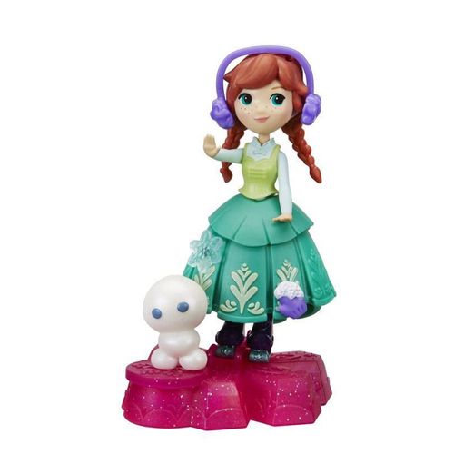 Mini Poupée La Reine Des Neiges (Frozen) Disney Little Kingdom : Roule À Toute Vitesse Anna