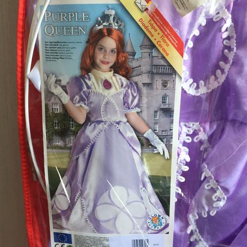 Deguisement Robe Princesse Purple Queen (Marque Clown Republic)