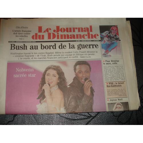 Le Journal Du Dimanche 2921 Nolwenn Leroy Francis Huster Anna Mouglalis