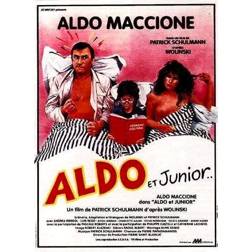 Aldo Et Junior - Aldo Maccione - Affiche Originale - 40 X 60 - 1984 -