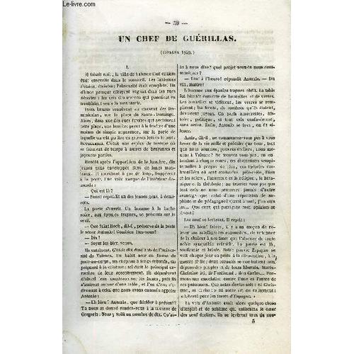 Extrait De L'echo Des Feuilletons - Recueil De Nouvelles, Contes, Anecdotes, Episodes, Etc - Première Année. Un Chef De Guérillas (Espagne 1834) Par Alexandre Jarry, Frédérick Straaps Par ...