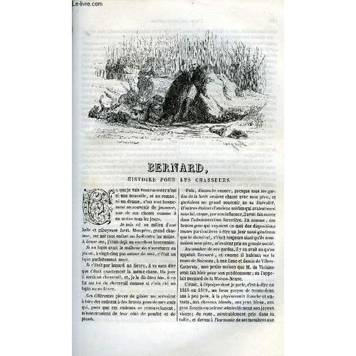 Extrait De L'echo Des Feuilletons - Recueil De Nouvelles, Contes, Anecdotes, Episodes, Etc - Quatrième Année. Bernard - Histoire Pour Les Chasseurs Par Alexandre Dumas