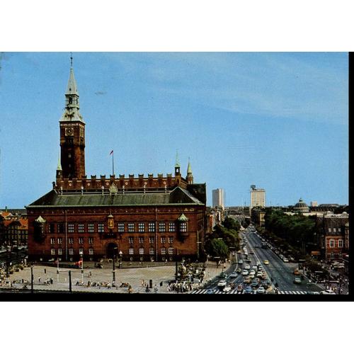 Carte Postale De Copenhague  (Danemark)  Place De L'hôtel De Ville